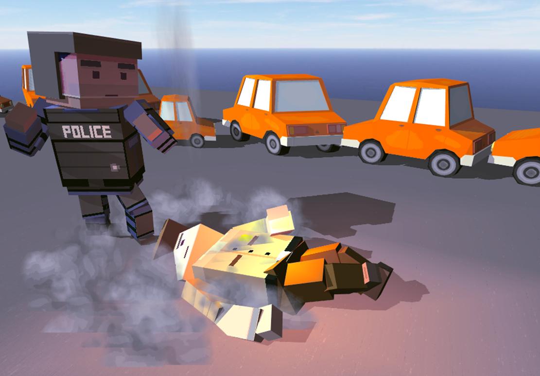 Pixel Blocky Fight