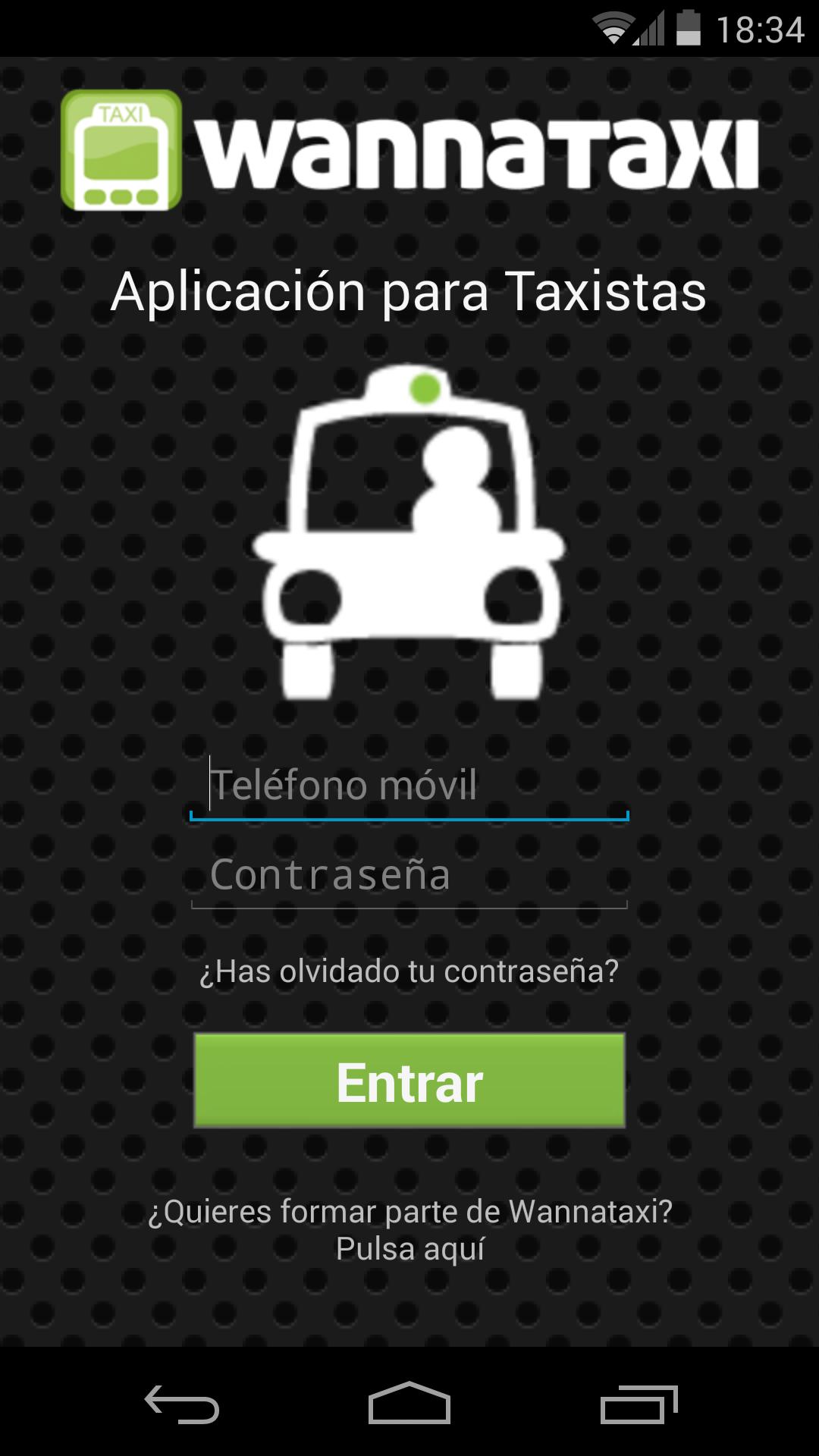 Wannataxi para Taxistas