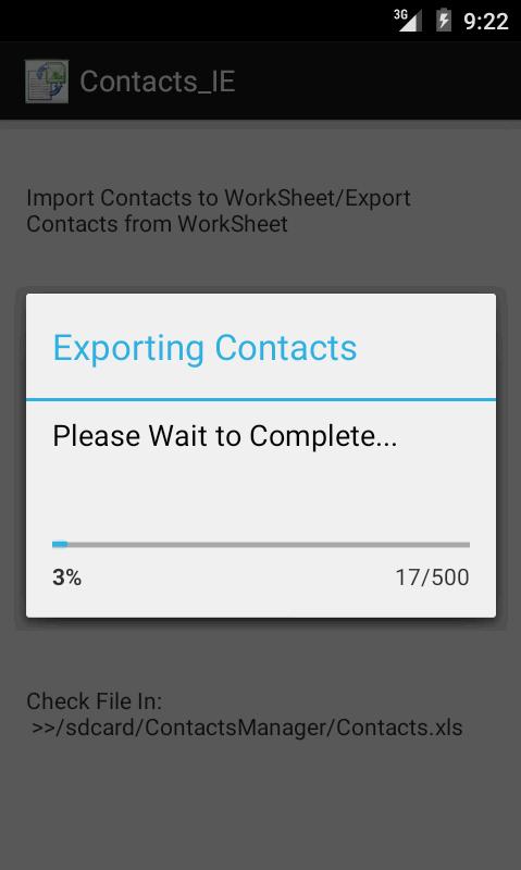Contacts ImpEX