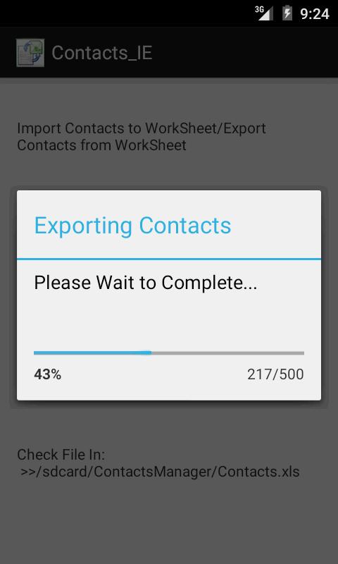 Contacts ImpEX