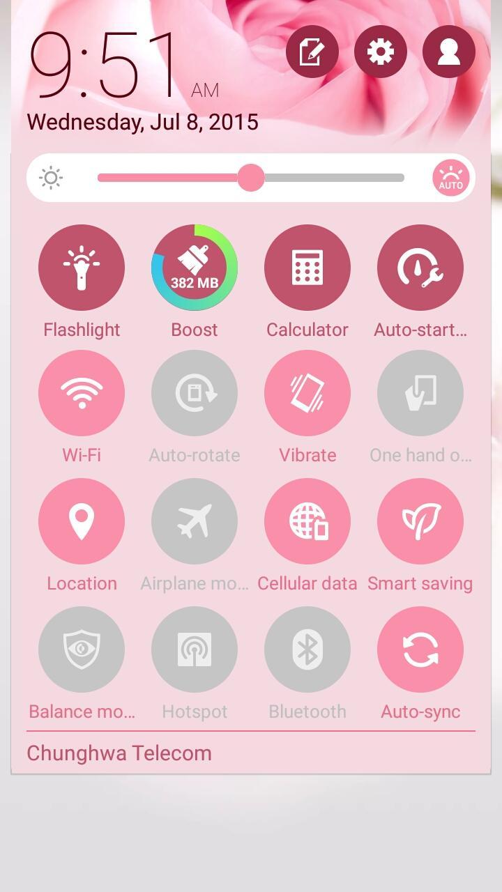 Rose ASUS ZenUI Theme