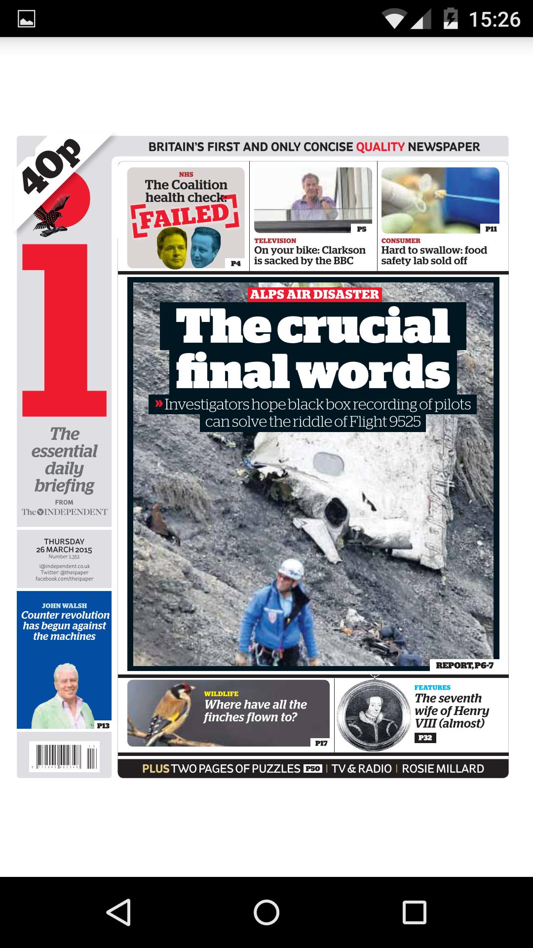 The i Newspaper
