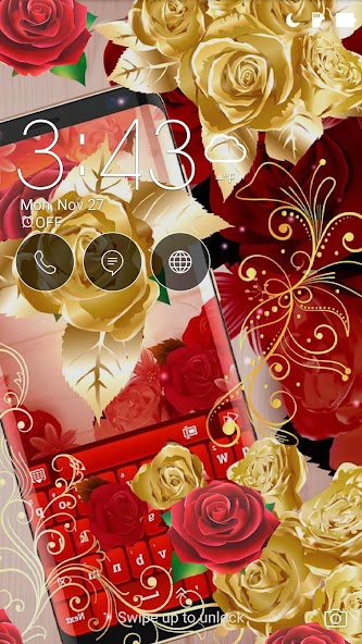 Red Rose Keyboard 2023