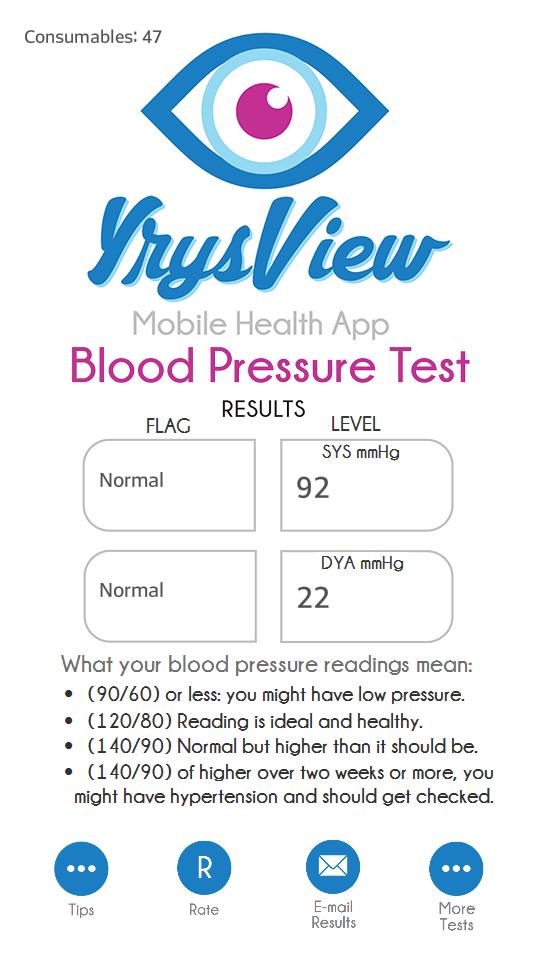 YrysView - Blood Pressure-Free