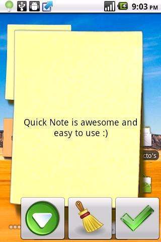 Quick Note old