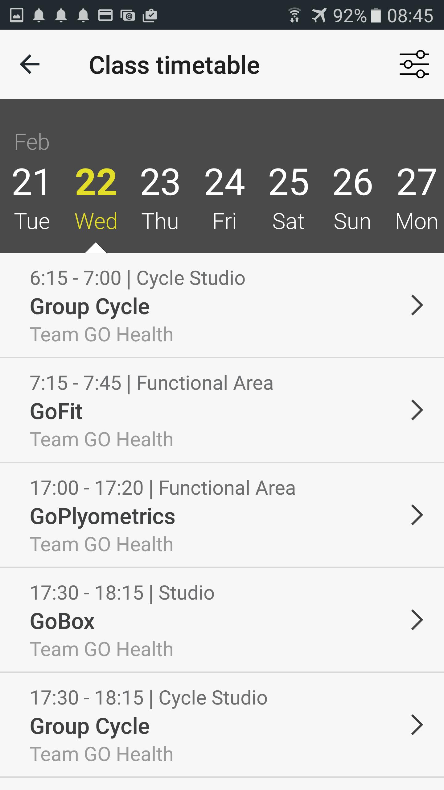 GO HEALTH CLUB