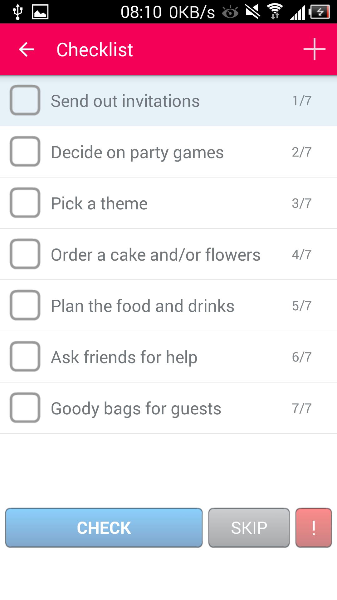 Baby Shower Planner