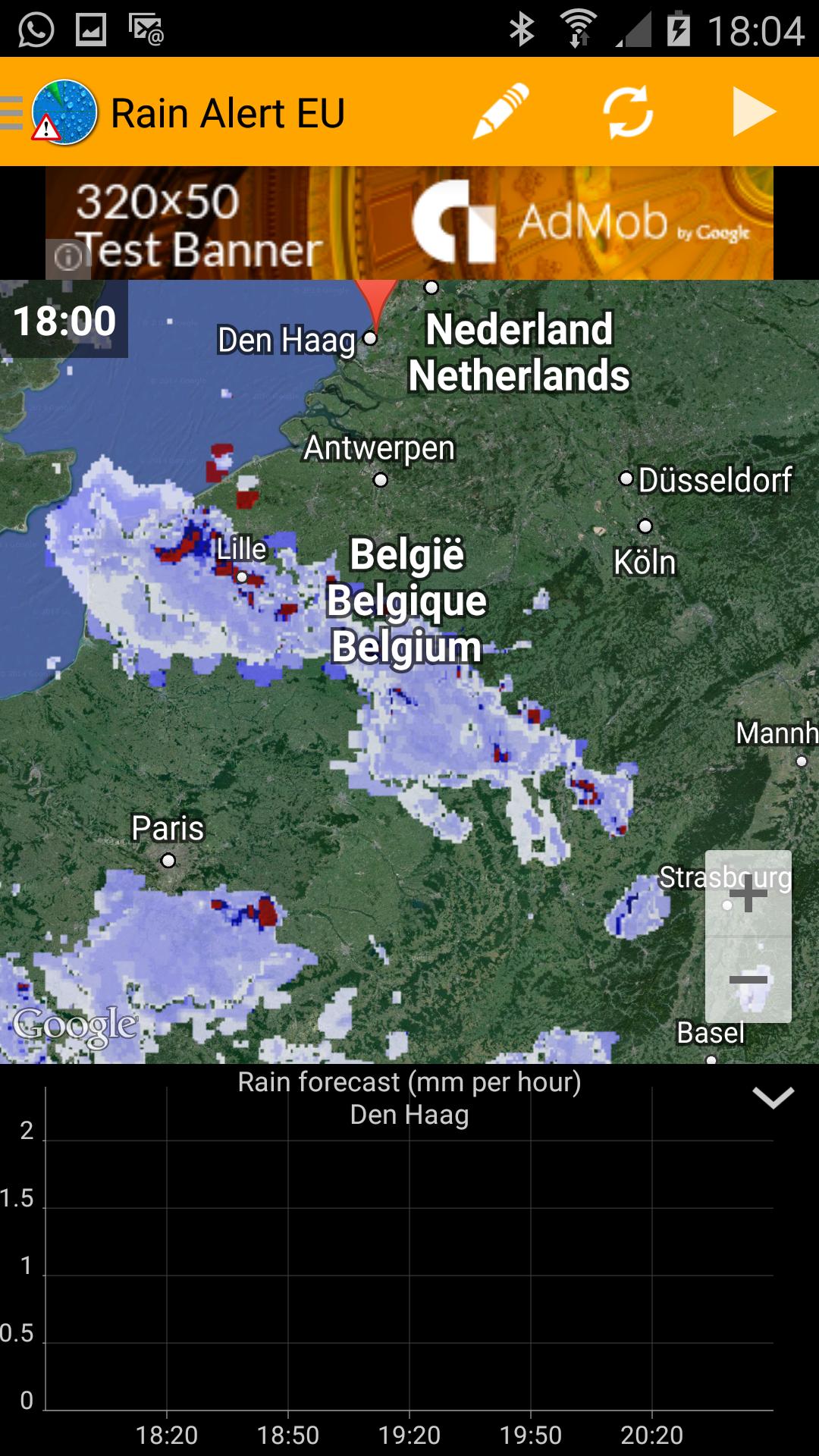 Rain Alert Europe