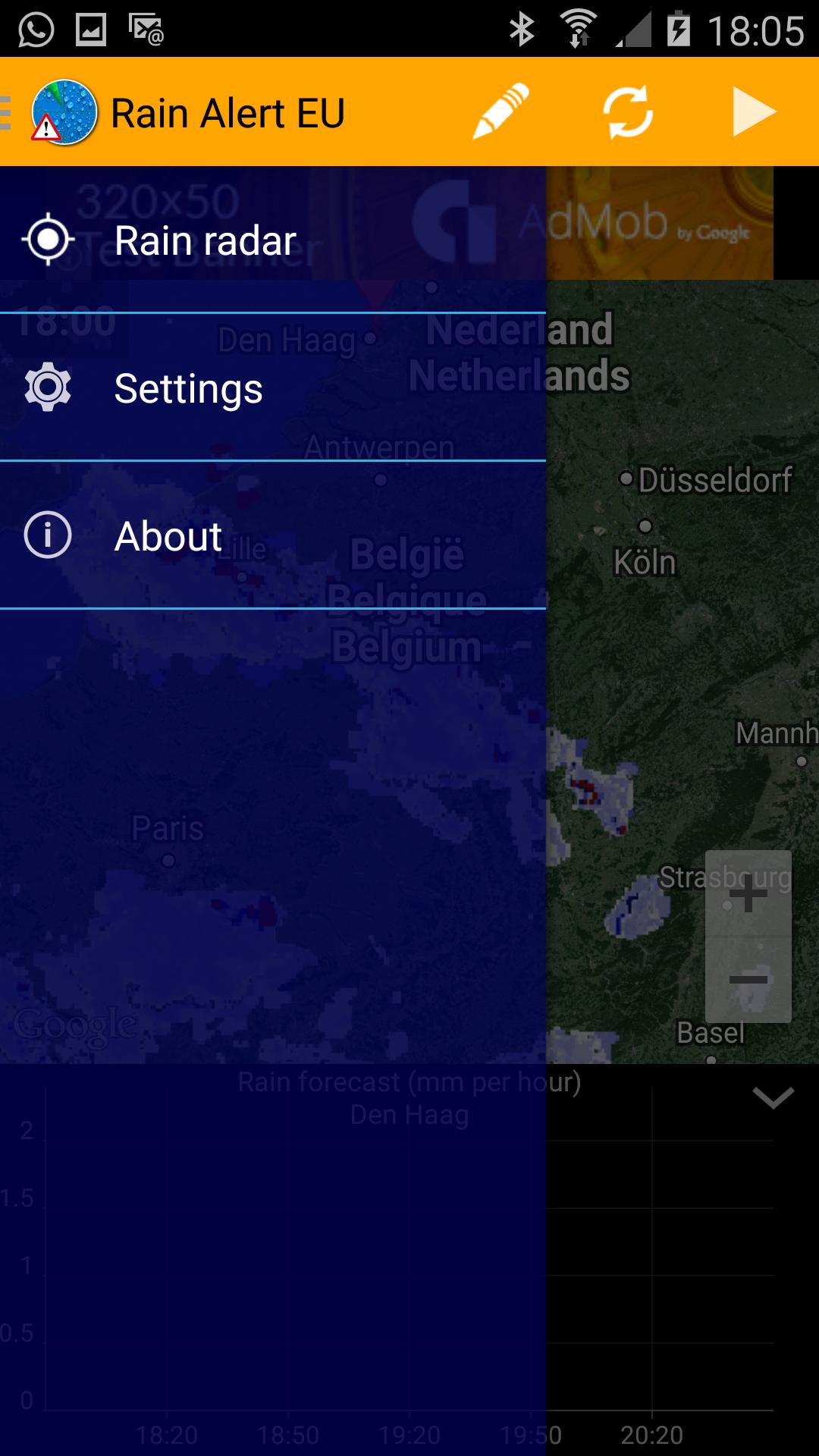 Rain Alert Europe