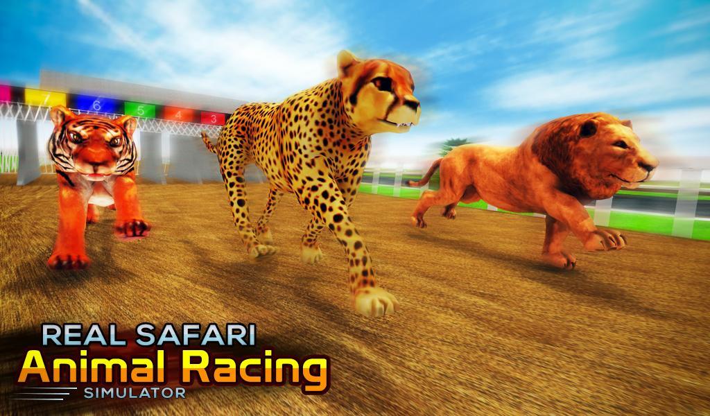 Real Safari Animal Racing Simulator - Wild Race 3D