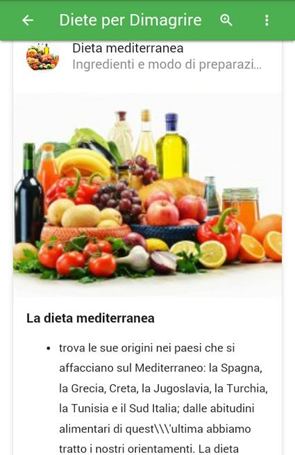 Diete Per Dimagrire