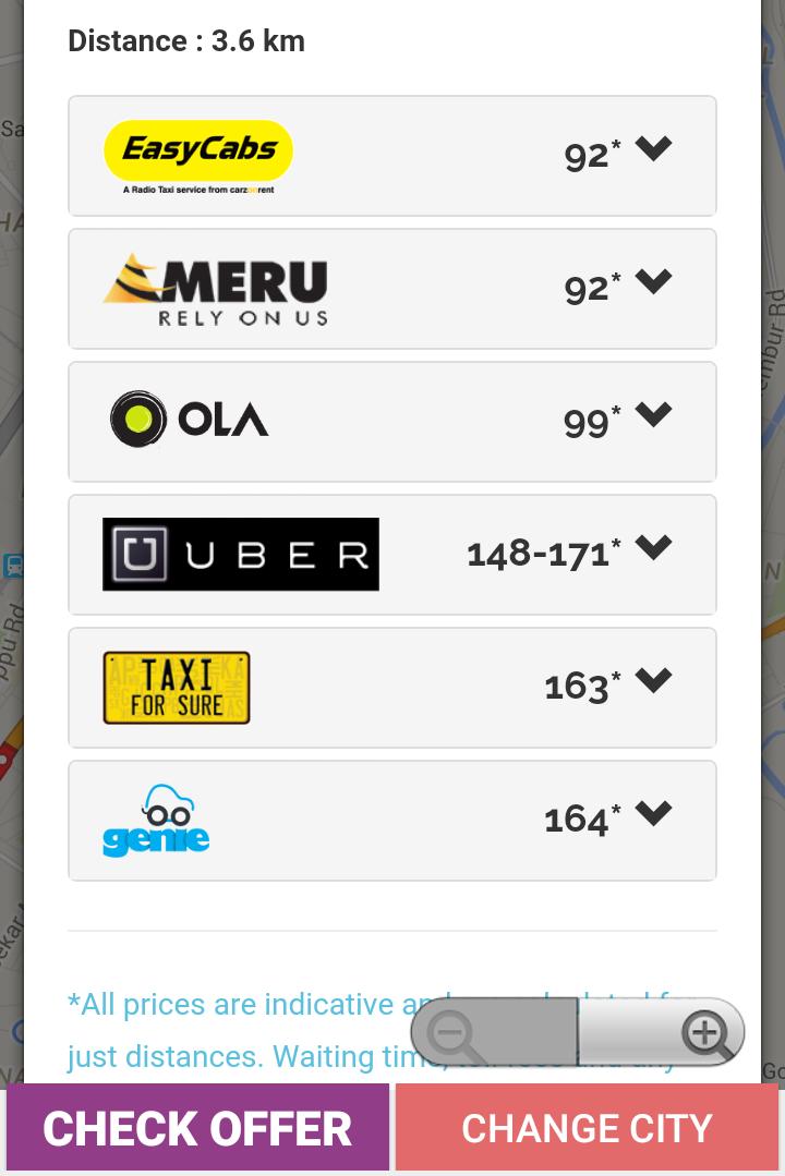 World Cab Prize Compare Offer