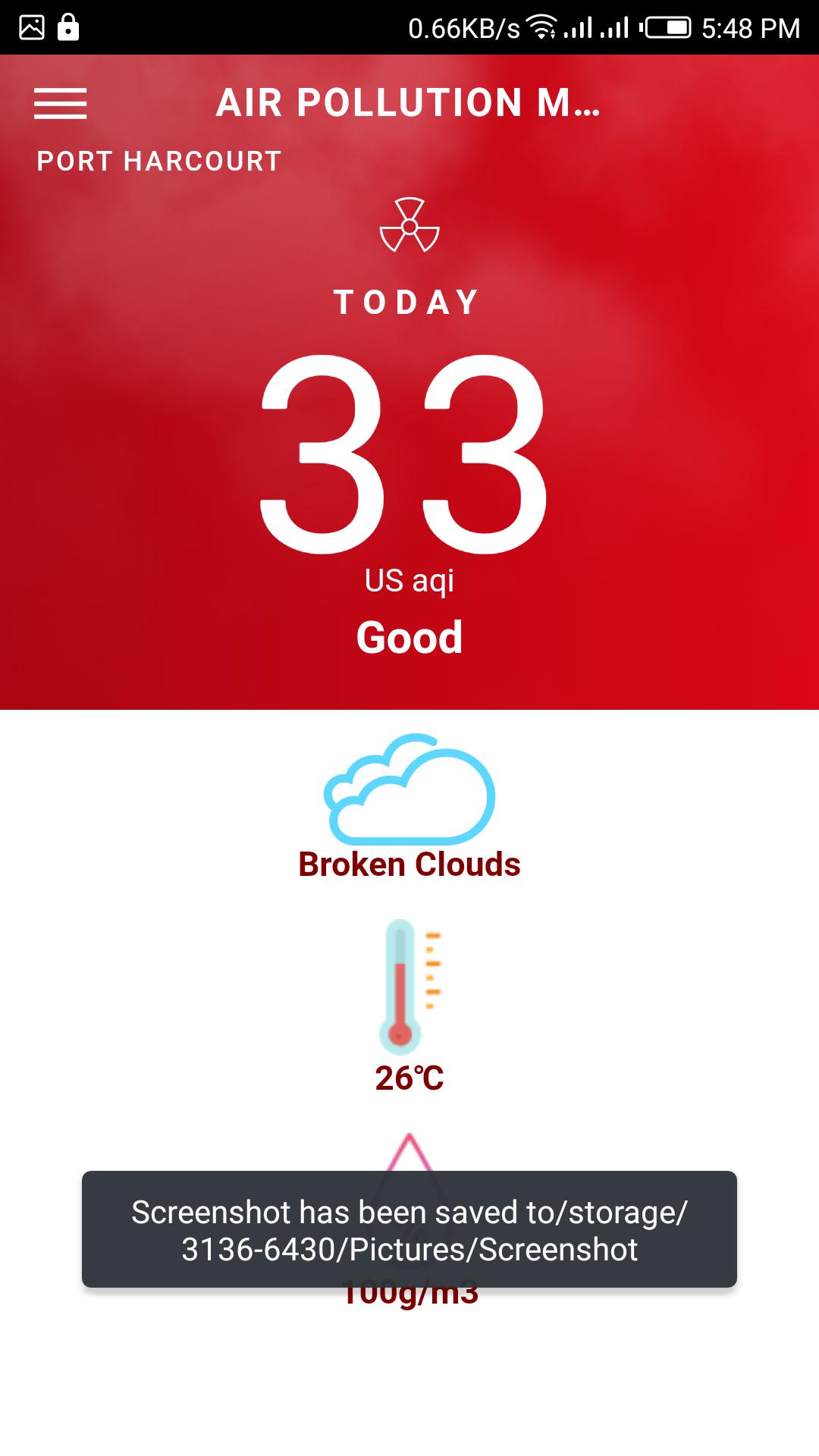 Air Pollution Meter