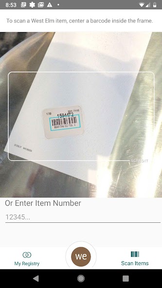 West Elm Registry