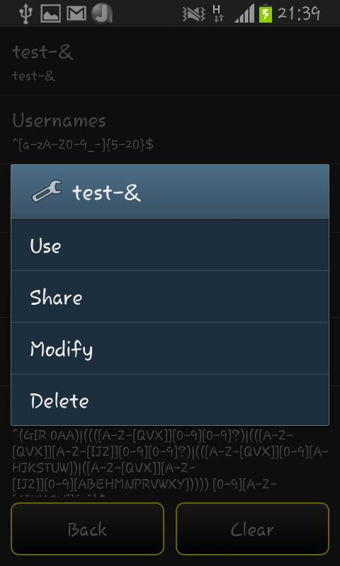 Regex Tester