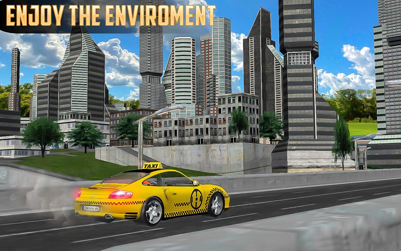 Modern Taxi Driver: Passengers Car Driving 2018