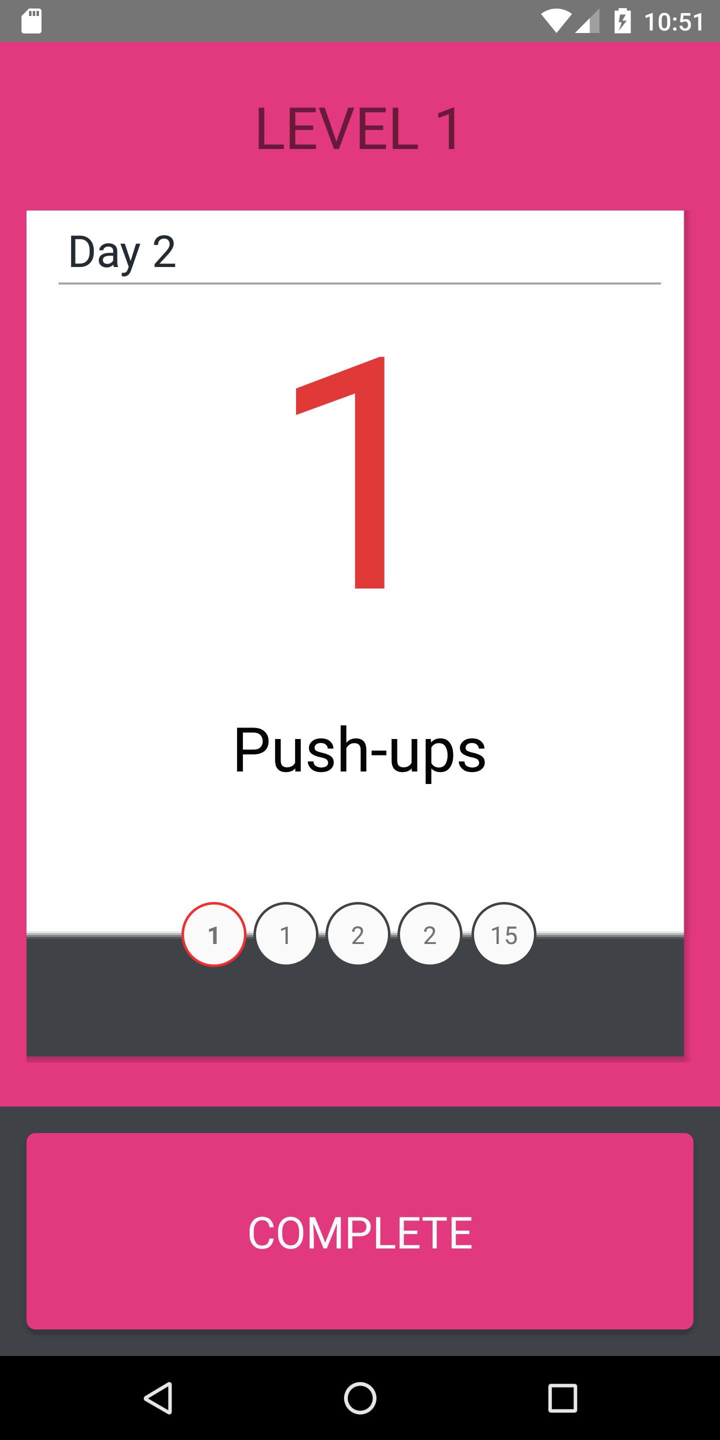 Beautiful breasts. Push ups