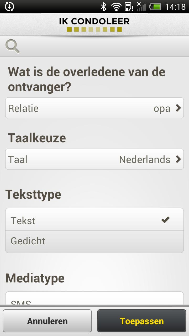 ik condoleer