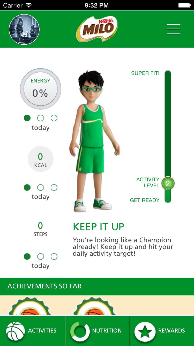 MILO Champion Apps