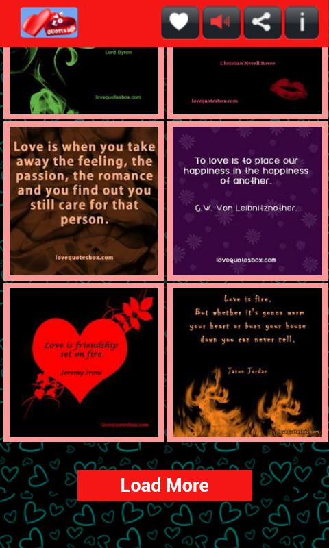 Love Quotes Box