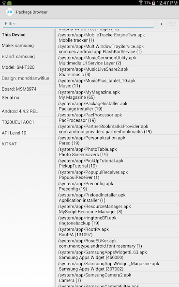 Package Browser