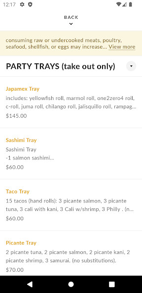 yellowfish sushi