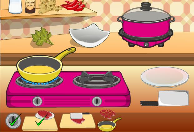 Mama Kitchen Class cook games