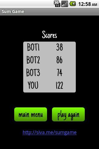 Sum Game