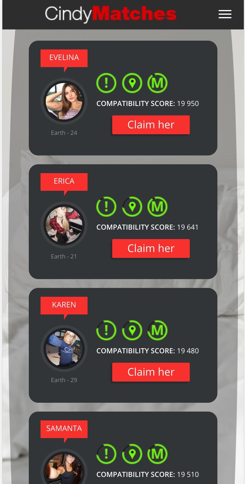 Cindy Matches