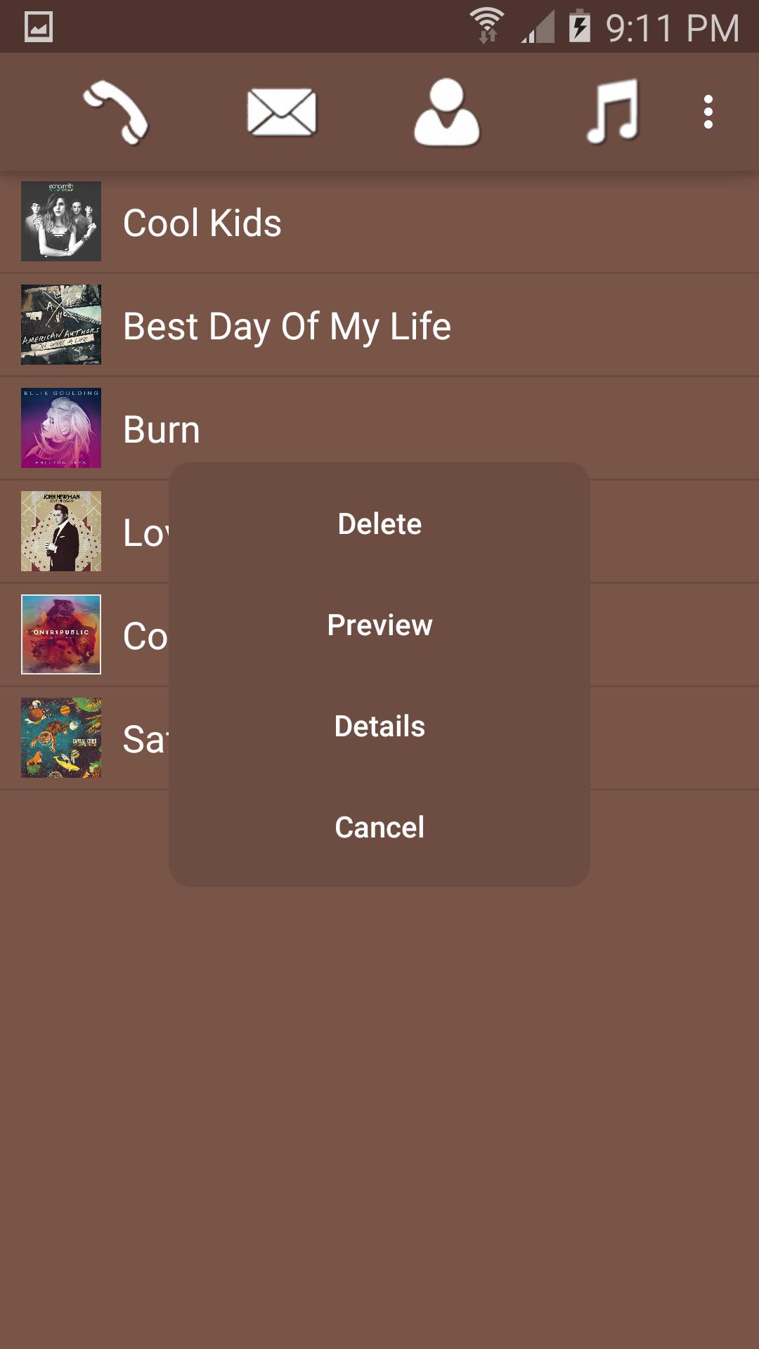 Configure Ringtone