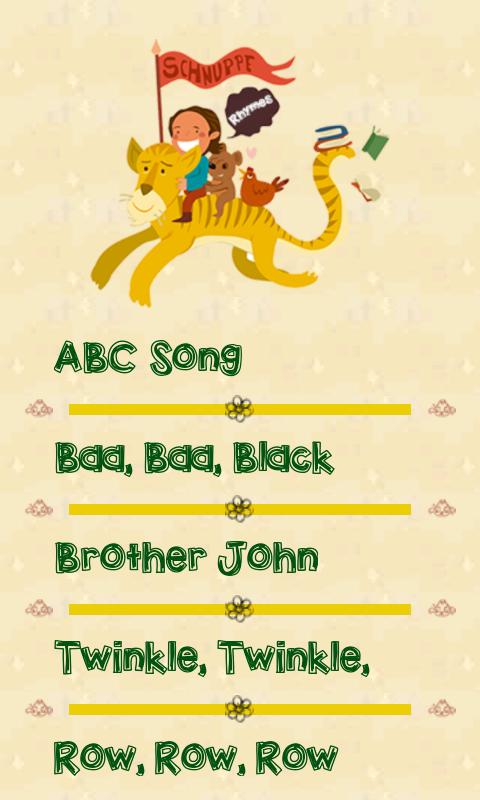 Rhymes For Nursery Kids Free