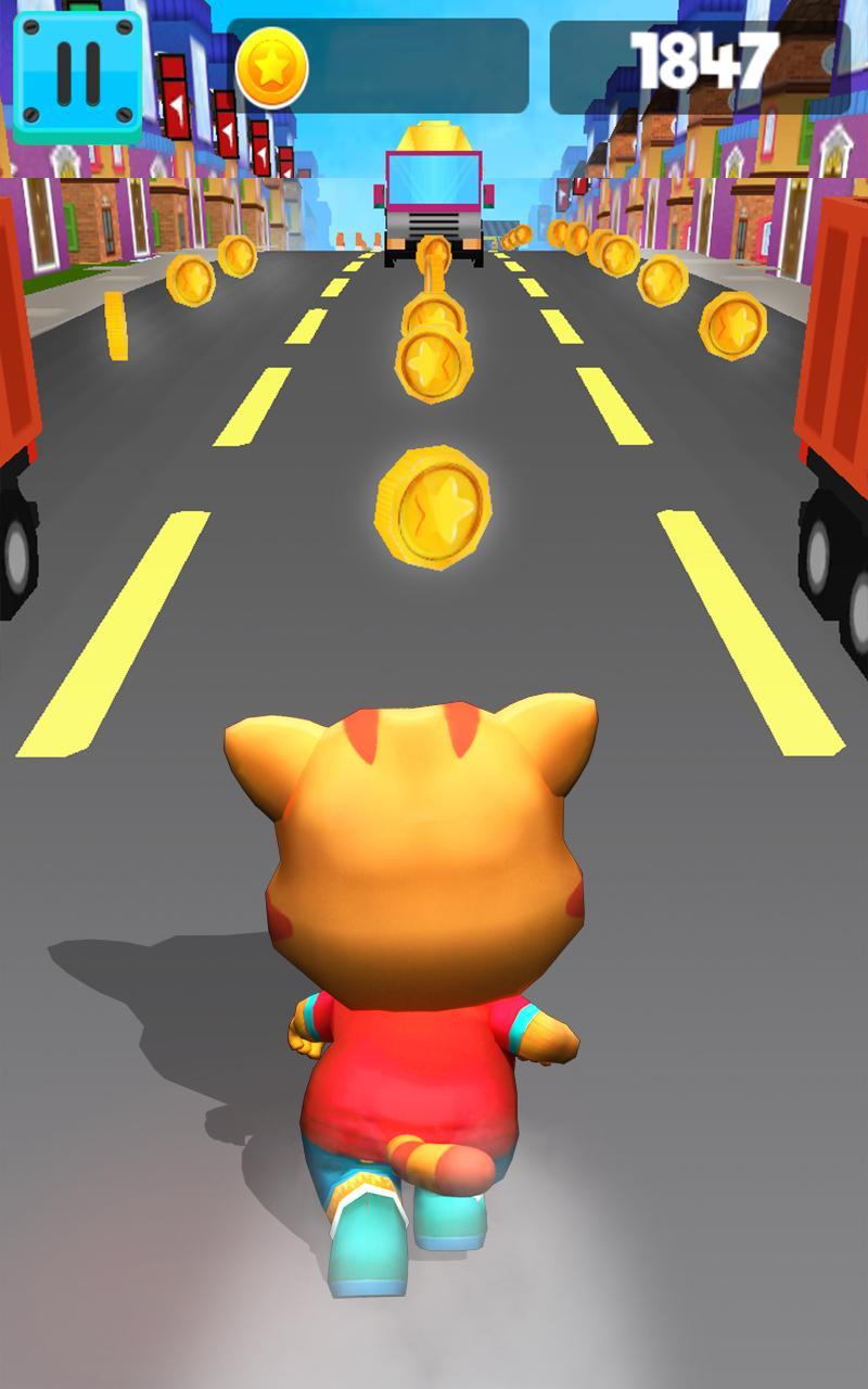 The Cat Runner 3D - Free Running Games
