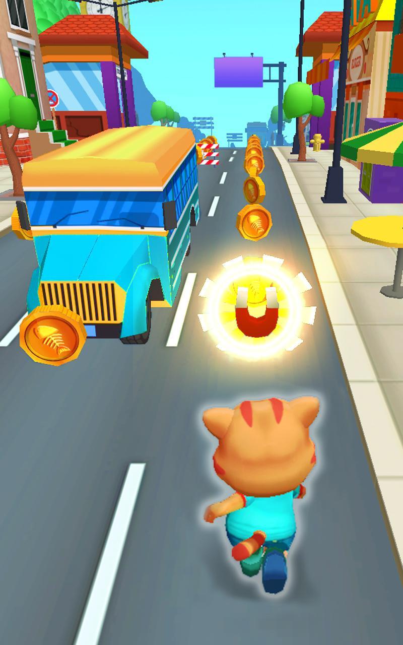 The Cat Runner 3D - Free Running Games