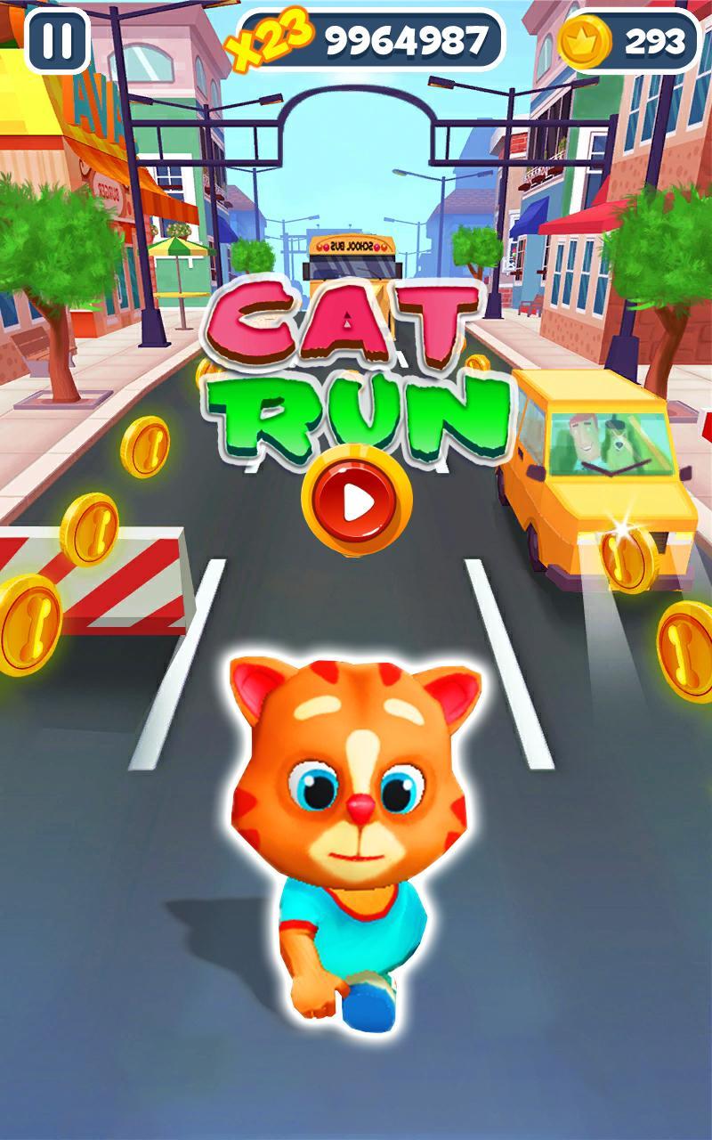 The Cat Runner 3D - Free Running Games