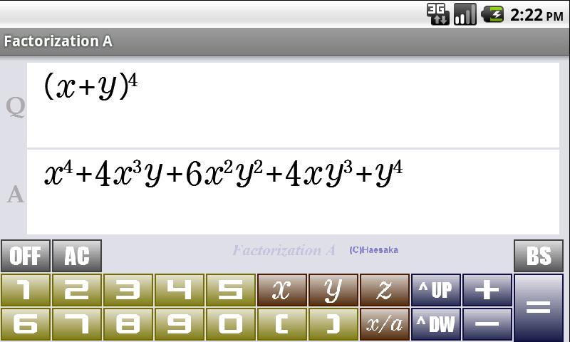 FactorizationA