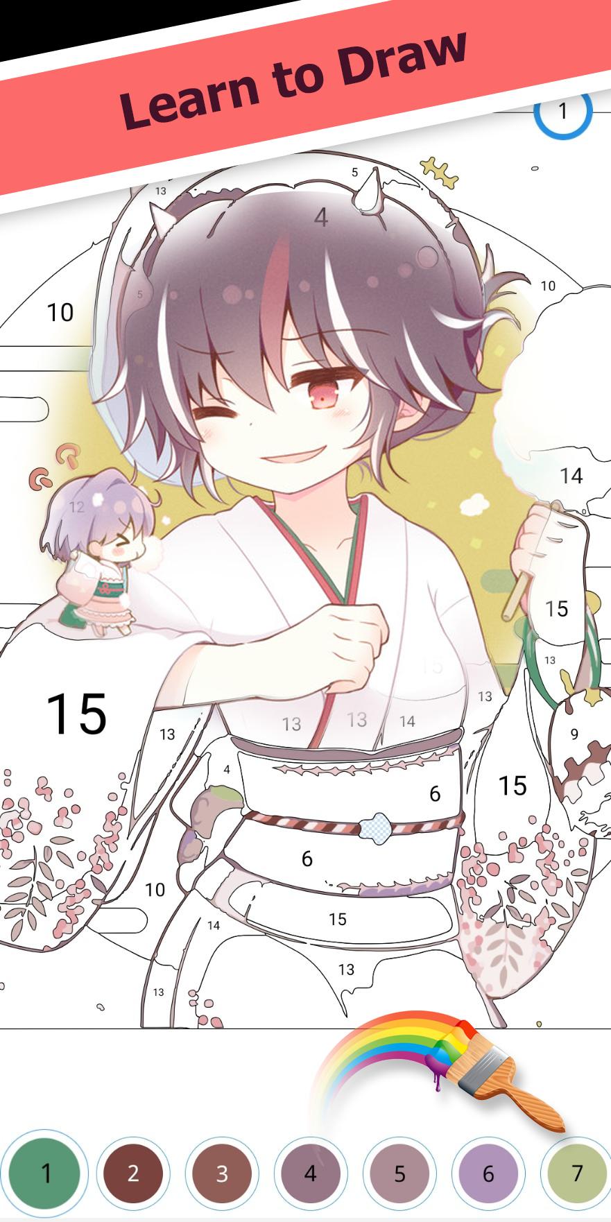 Anime Manga Plus - Color by Number