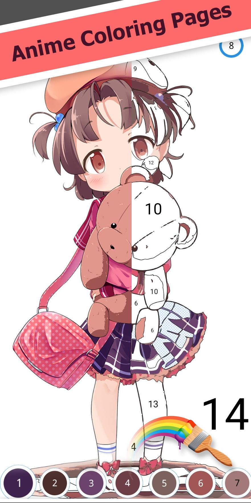 Anime Manga Plus - Color by Number