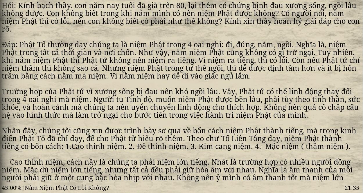 Niem Phat Van Dap Kinh Phat