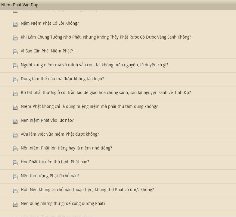 Niem Phat Van Dap Kinh Phat