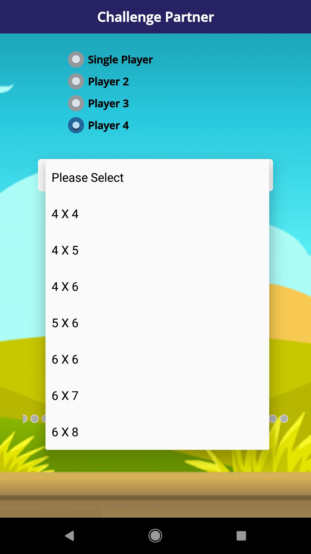 Memory Game (Challenge Partner)