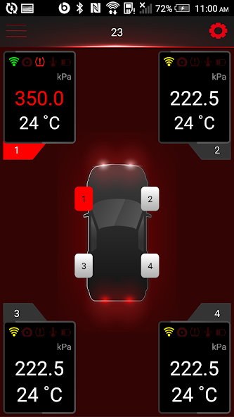 Multi Wheel BLE TPMS