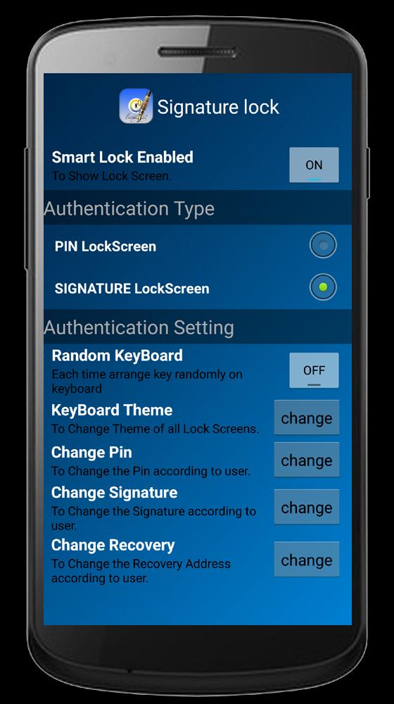 Signature Lock