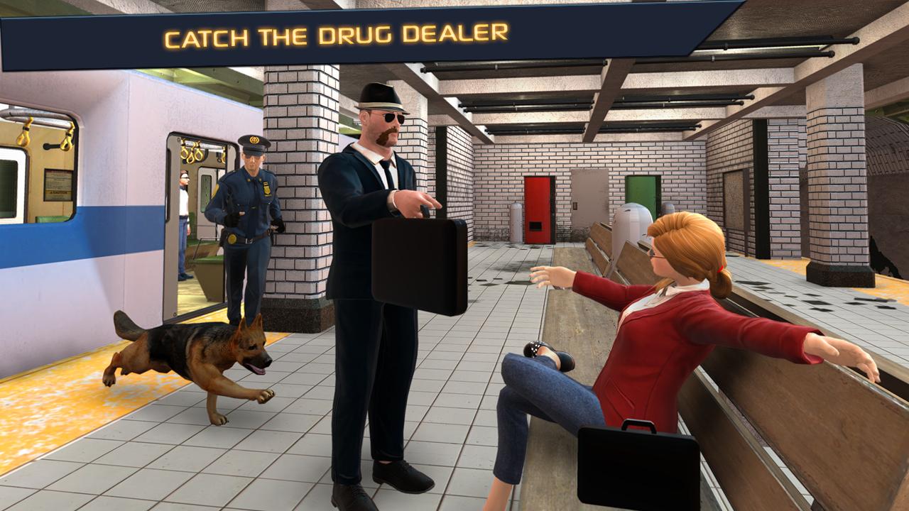 Police Dog : City Subway Crime