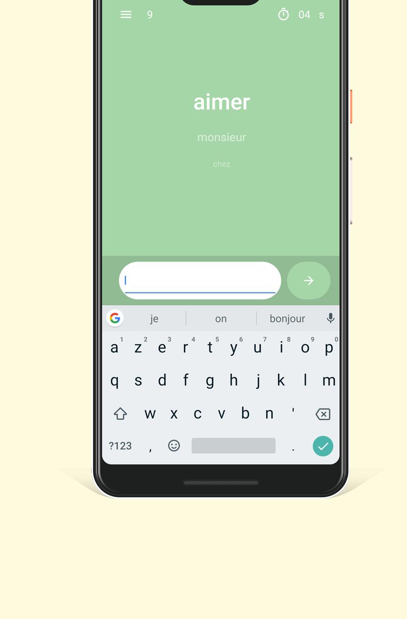 Fast typing game