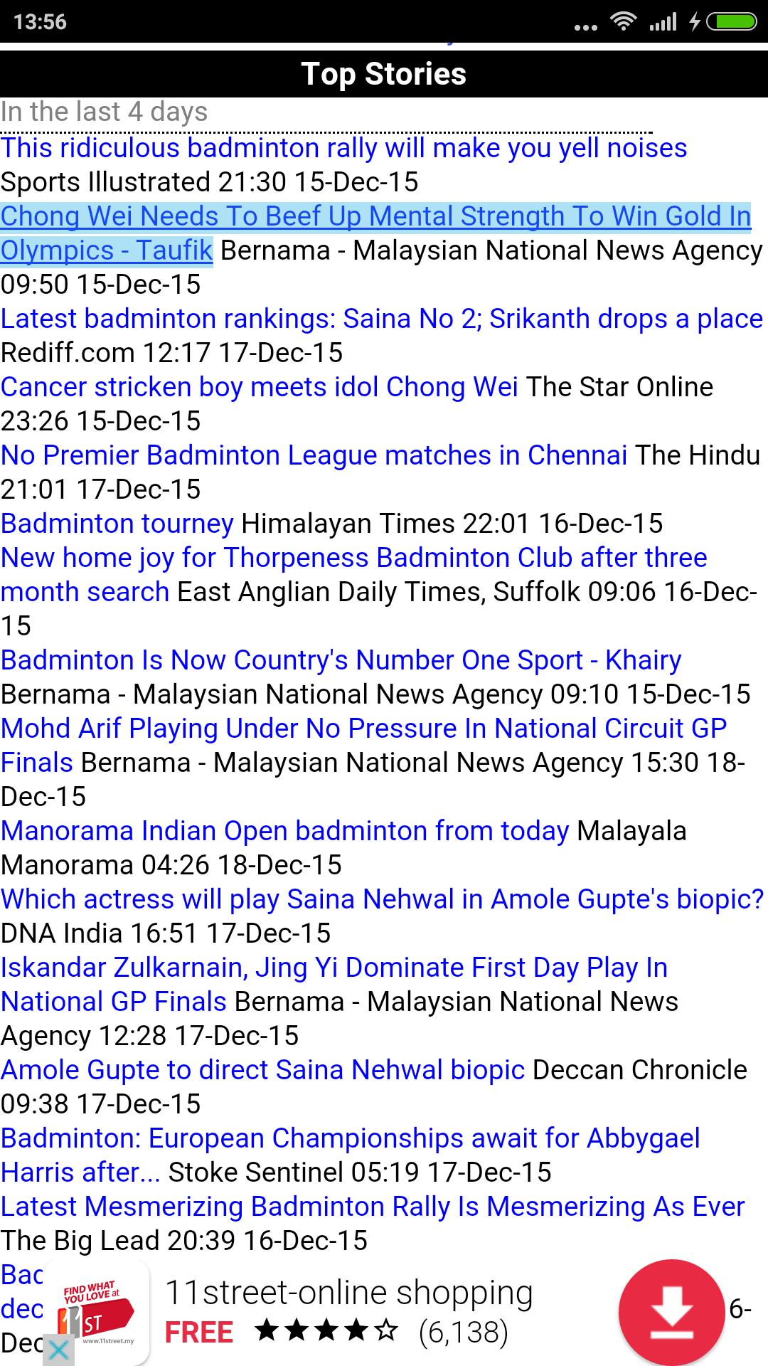 Badminton Live