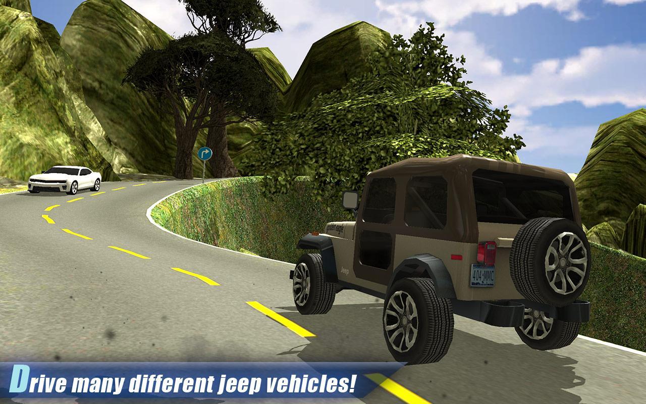 Off Road 4x4 Hill Jeep Driver