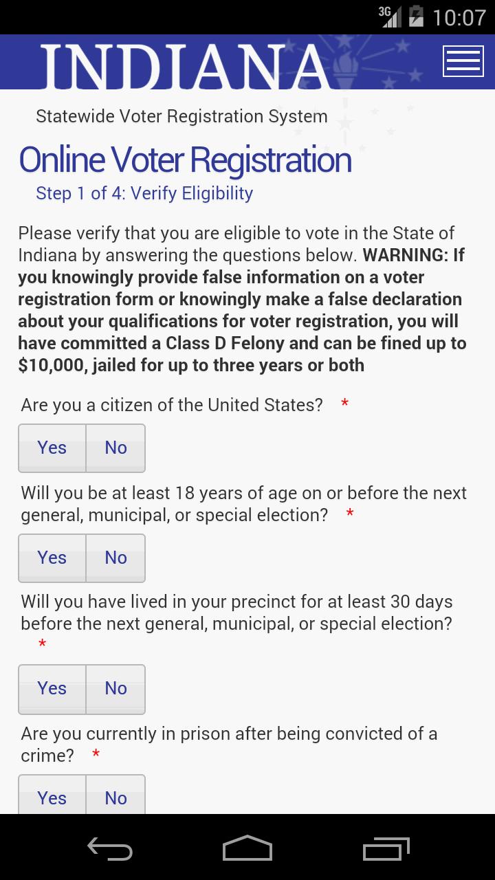 Indiana Voters