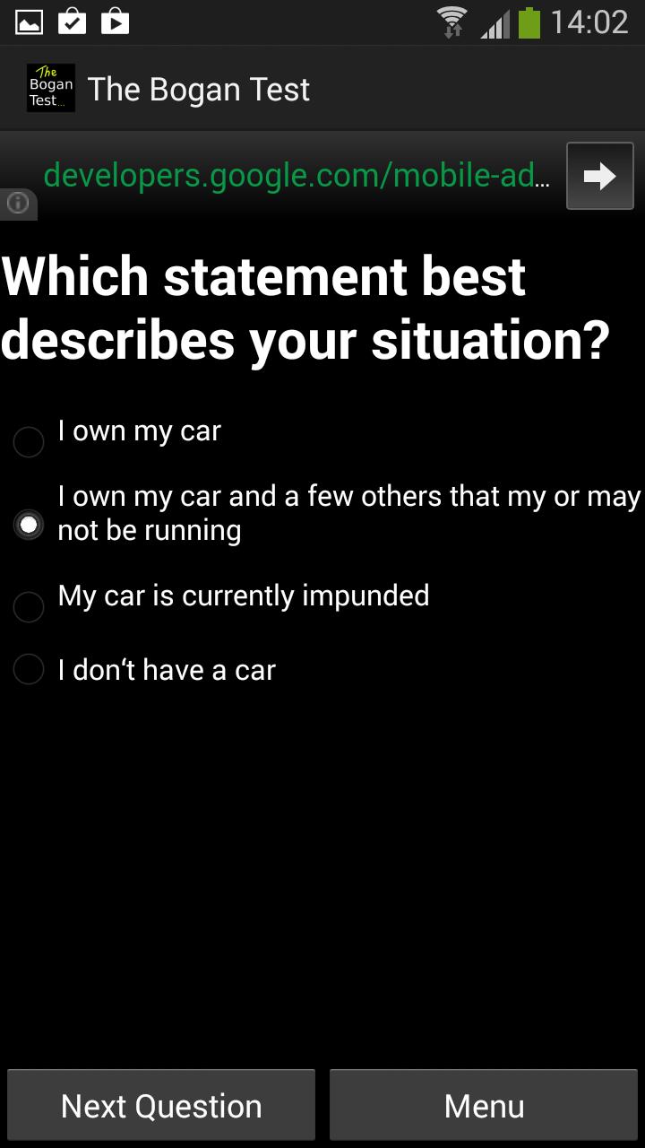 The Bogan Test