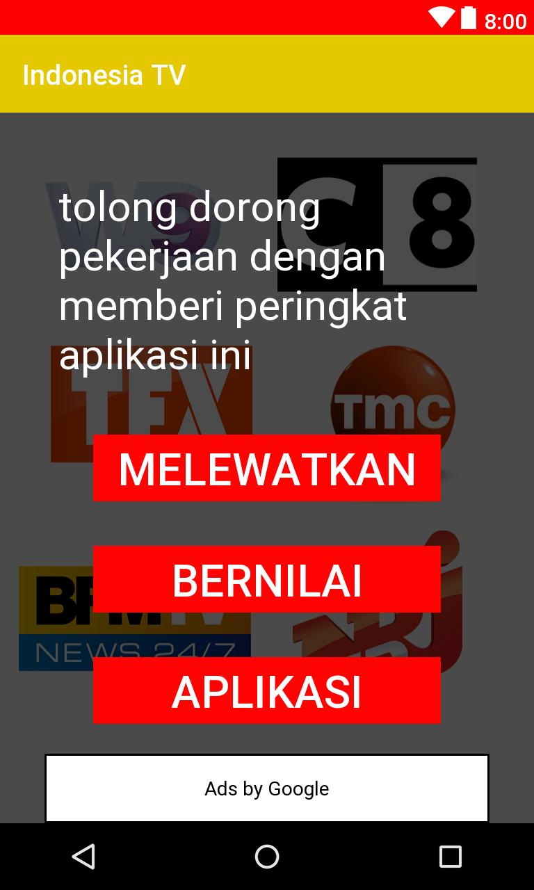 TV Indonesia- Semua Saluran Langsung