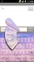 GO Keyboard Sunset glow theme